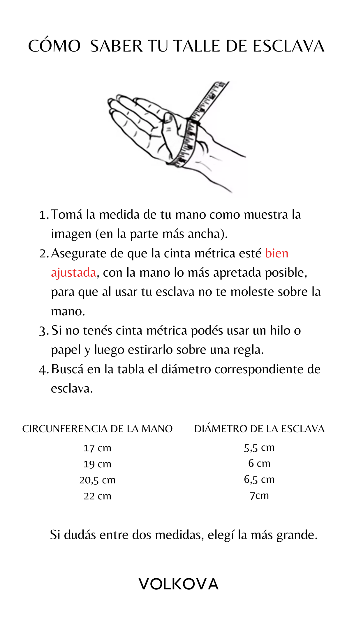 Esclava de alambre redondo