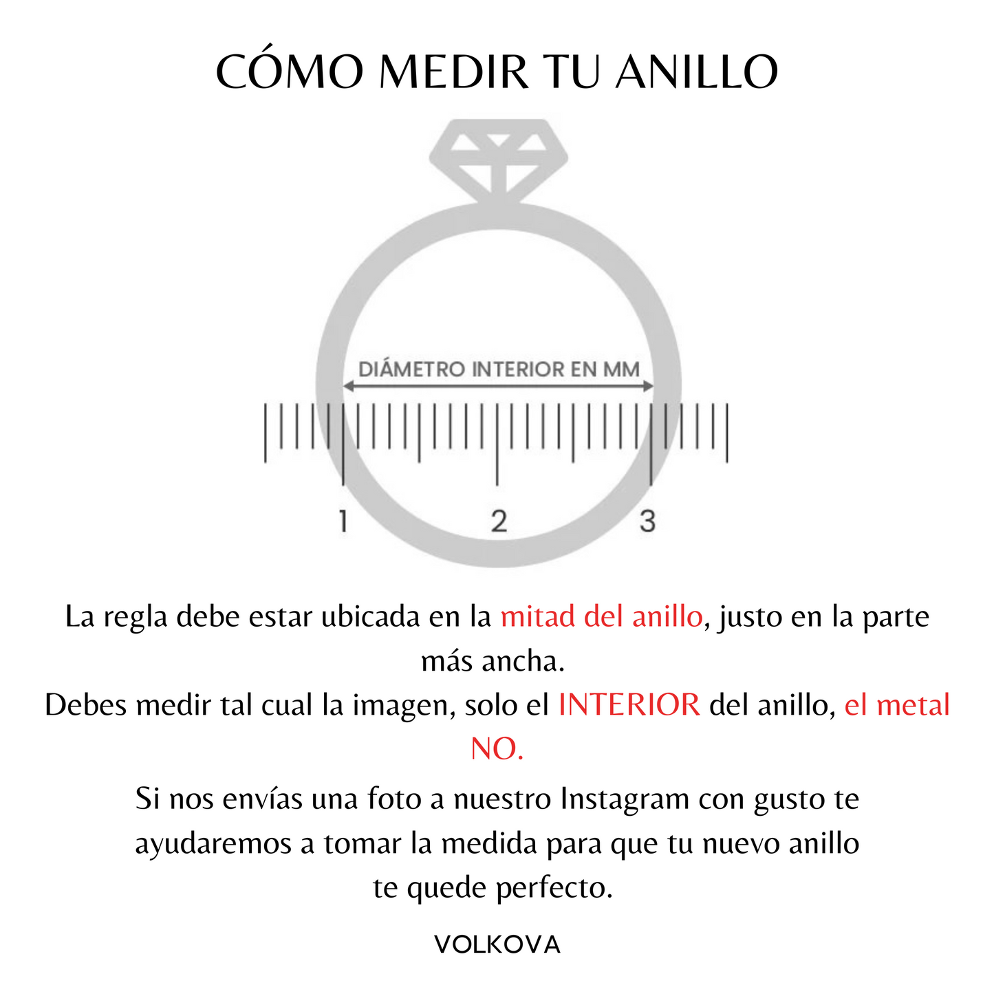 Anillo enrollado grabado