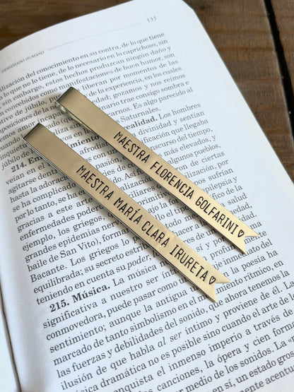 Señalador/identificador ancho en alpaca