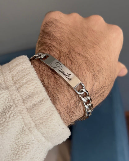 Pulsera masculina de acero cadena gruesa