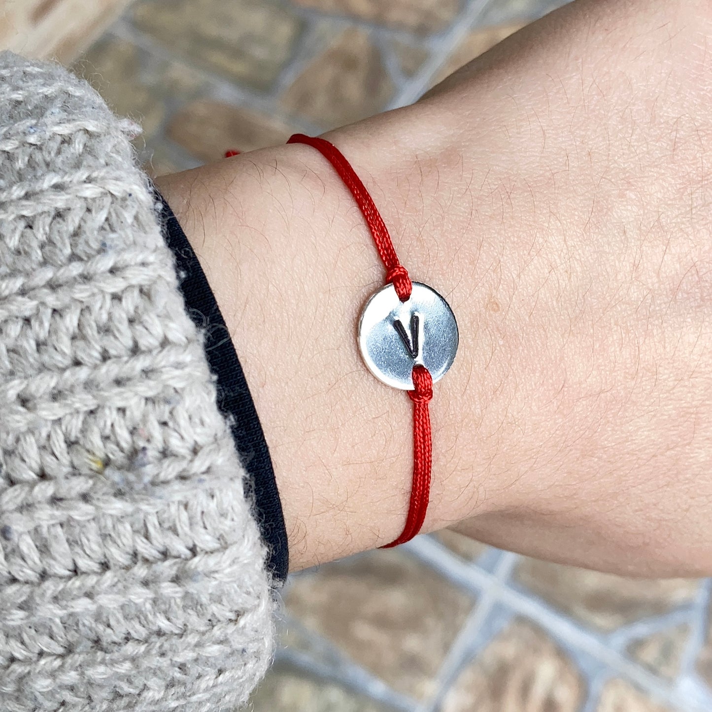 Pulsera con inicial