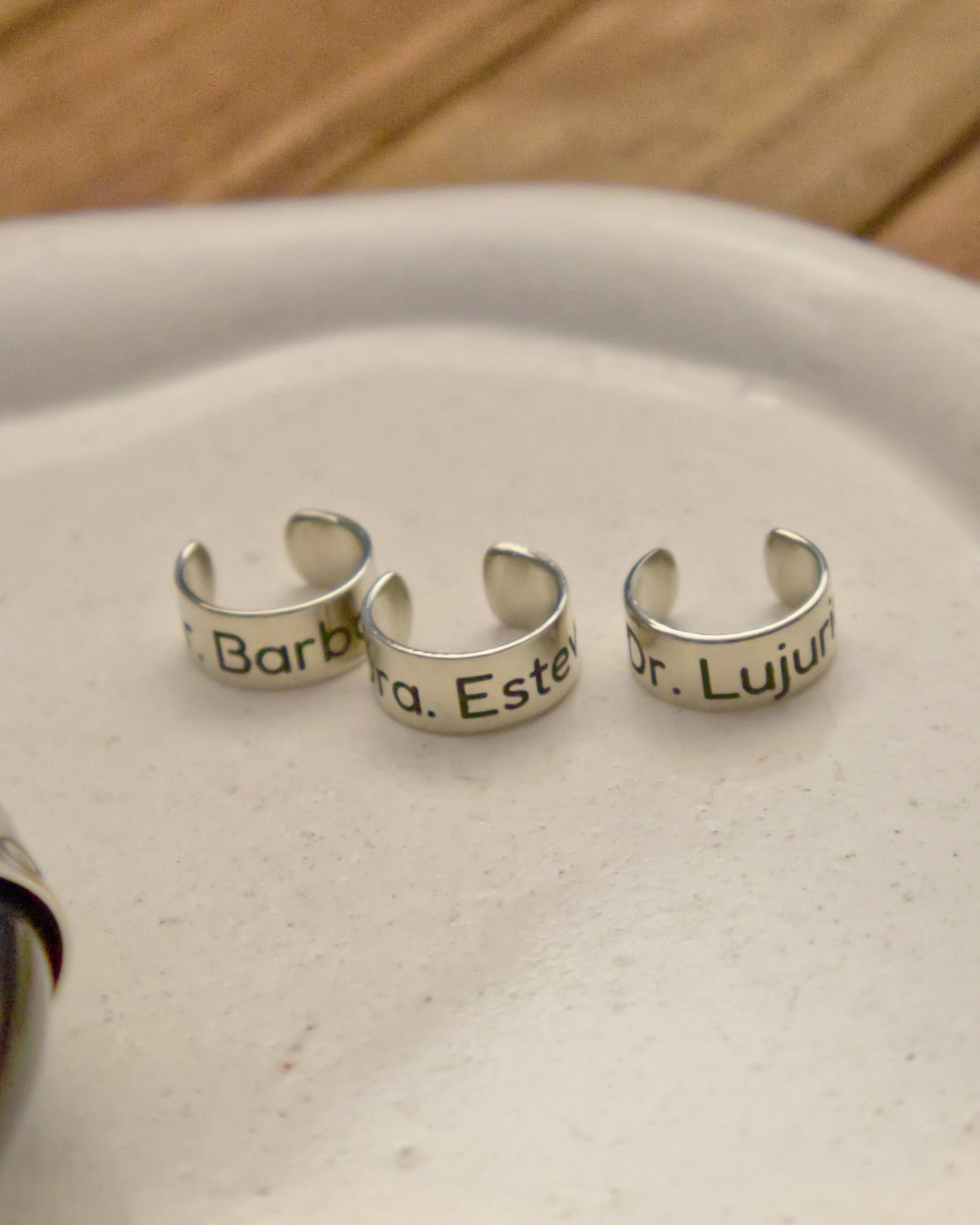 Anillo estetoscopio fino