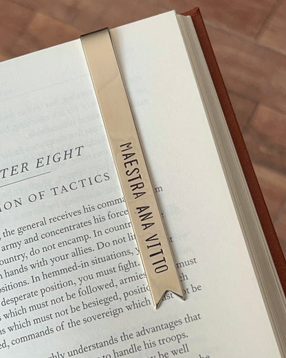 Señalador/identificador ancho en alpaca