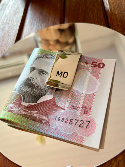 Clip de billetes de alpaca o plata