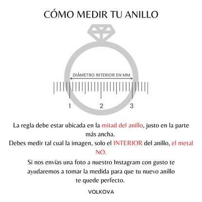 Anillo con inicial