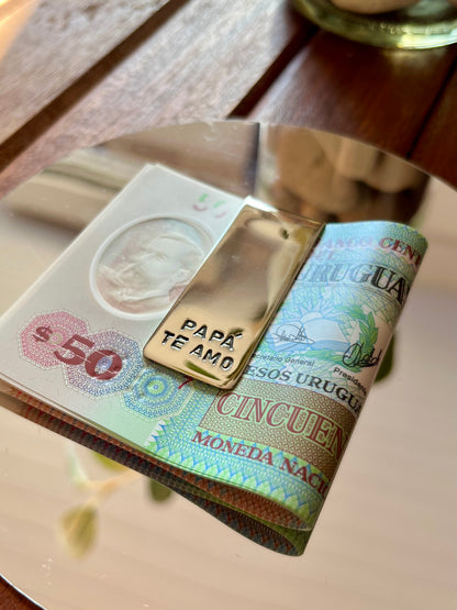 Clip de billetes de alpaca o plata