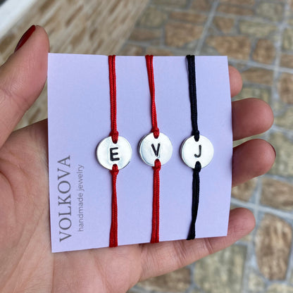 Pulsera con inicial