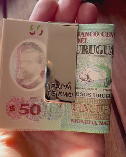 Clip de billetes de alpaca o plata