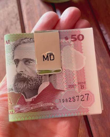 Clip de billetes de alpaca o plata